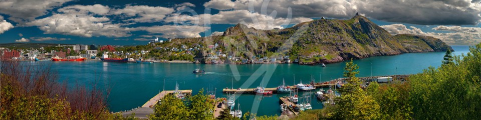 St. John's, Signal Hill, Battery, downtown